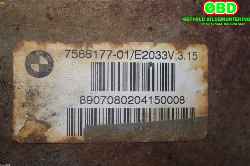 Kardang klokke bak til BMW 3-Serie 2005-2011 (E90/E91/E92/E93) (E90/E91/E92/E93) (BMW|33 10 7 591 023||7566177)