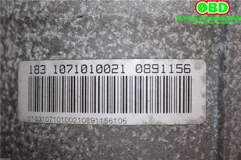 Girkasse automat til BMW 3-Serie 2005-2011 (E90/E91/E92/E93) (E90/E91/E92/E93) (BMW|24007556047|)