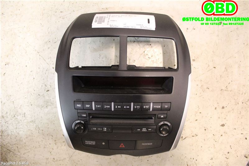 Bilstereo til Mitsubishi ASX 2010-2019 (MITSUBISHI|8002A920XA|)