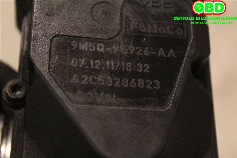 Spjeldhus til Ford S-Max 2010-2015 (Type I, Fase 2)  (FORD|1700259||9M5Q9E926AA)