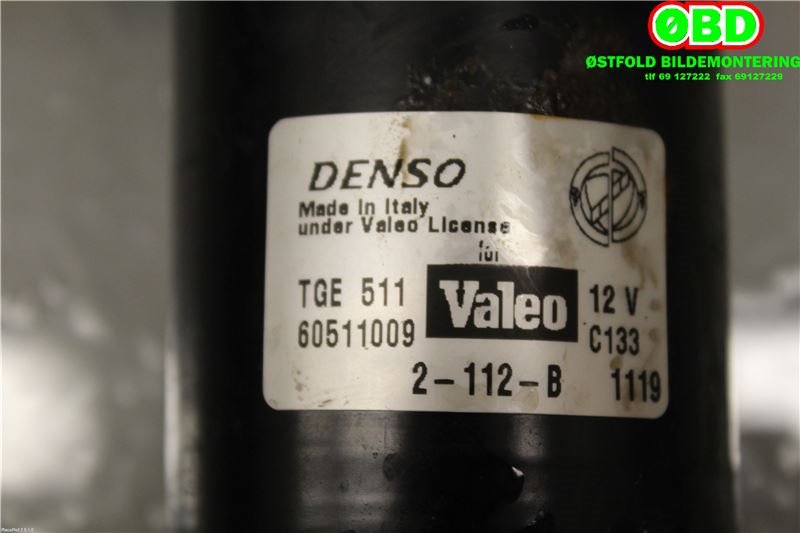 Viskermotor frontrute til Fiat Stilo 2002-2007  (FIAT|60511009|)