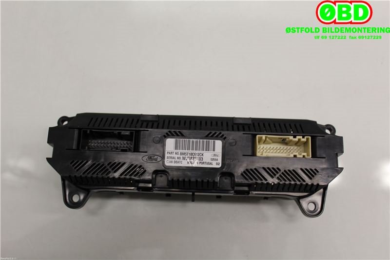 Varmeapparat betjening til Ford Focus 2011-2014 (Type III, Fase 1)  (FORD|1866942||BM5T18C612CK)