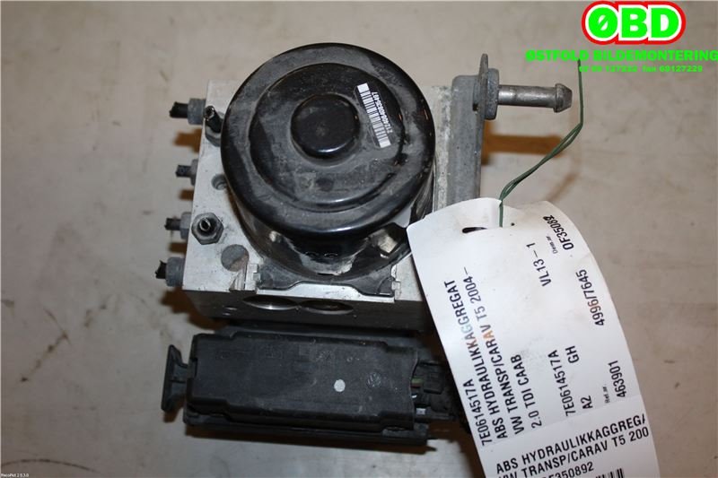 ABS sentral til VW Transporter / Caravelle 2009-2015 (Fase 2) (T5) (T5) (VOLKSWAGEN|7E0 614 517 A|)