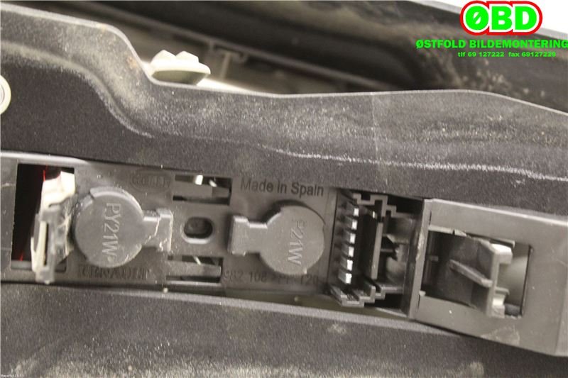 Baklykt venstre til Renault Megane 2006-2009 (Type II, Fase 2)  (RENAULT|8200417349|)
