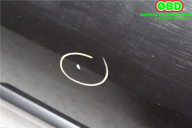 Dør venstre bak til Renault Megane 2006-2009 (Type II, Fase 2)  (RENAULT|7751475034|)