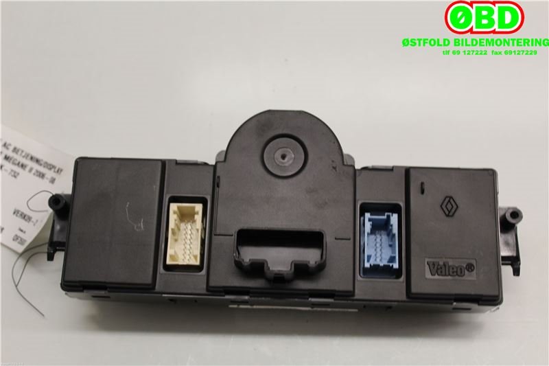 Varmeapparat betjening til Renault Megane 2006-2009 (Type II, Fase 2)  (RENAULT|7701209068|)