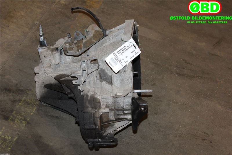 Girkasse manuell 6-trinn til Renault Megane 2006-2009 (Type II, Fase 2)  (RENAULT|7701476642|7701477994|)