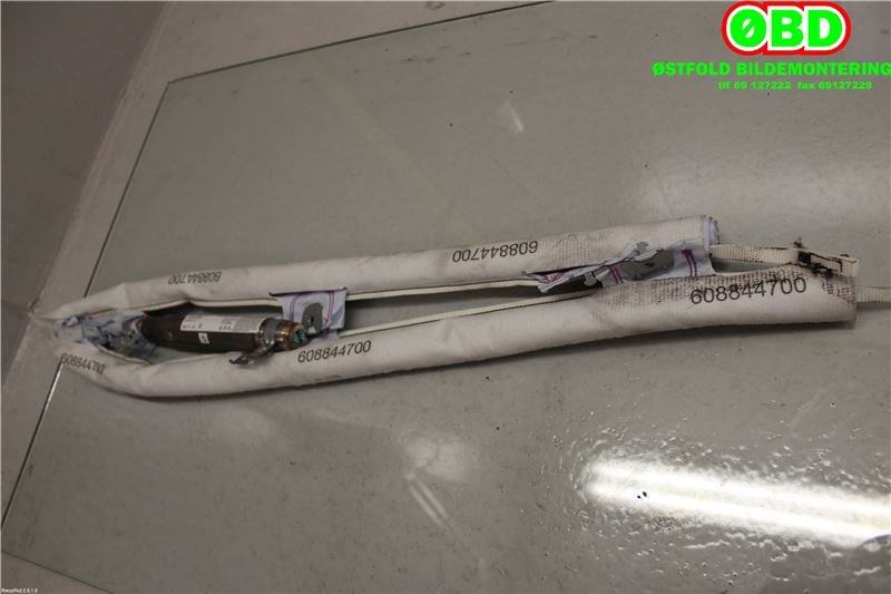 Airbag gardin venstre til Škoda Fabia, 2010-2014 (Type II, Fase 2) (SKODA|5J6 880 741 A)