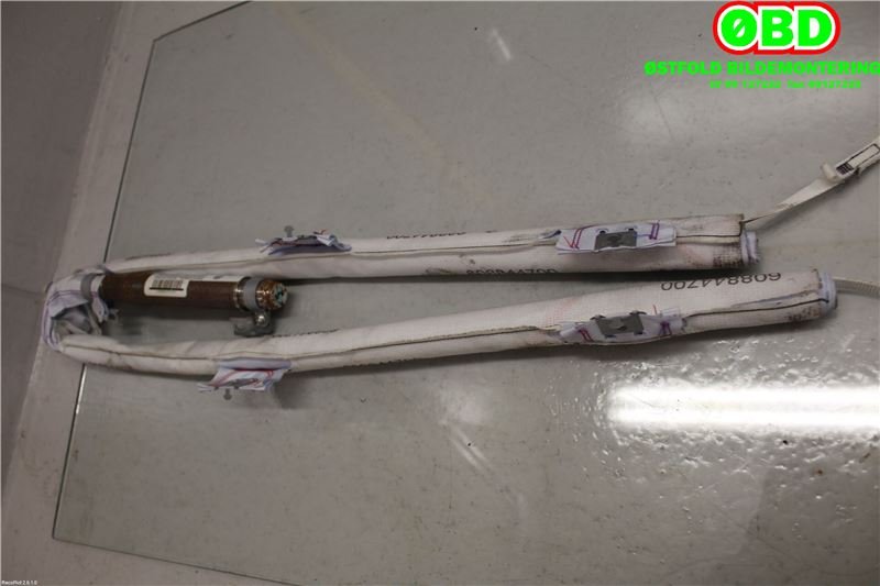 Airbag gardin høyre til Škoda Fabia, 2010-2014 (Type II, Fase 2) (SKODA|5J6 880 742 A)