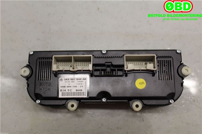 Varmeapparat betjening til VW Golf VI 2008-2012  (VOLKSWAGEN|5K0 907 044 BT||5K0907044AK)