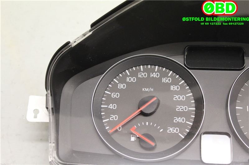 Instrumentpanel til Volvo S40 2008-2012 (Type II, Fase 2)  (VOLVO|36002714|)