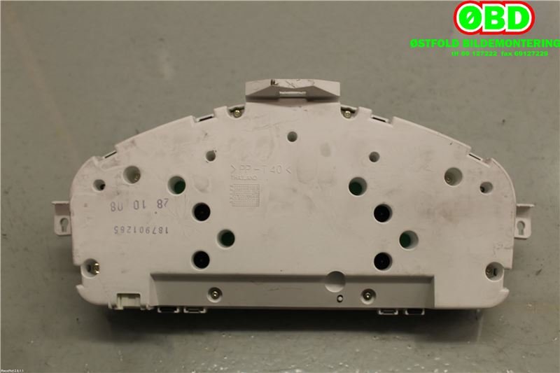 Instrumentpanel til Volvo S40 2008-2012 (Type II, Fase 2)  (VOLVO|36002714|)