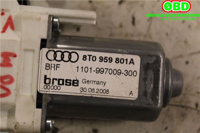 Ruteheis venstre foran til Audi A5 2007-2016 (Type I)  (8T0 959 801 A|)
