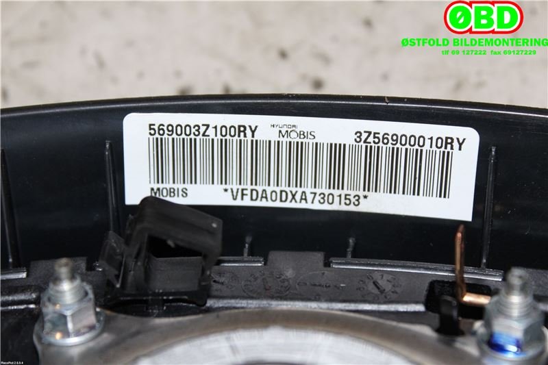 Airbag rattpute til Hyundai i40 2012-2017 (HYUNDAI|569003Z100RY|)