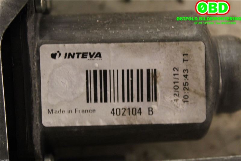 Ruteheis høyre foran til Citroën Berlingo 2008-2015 (Type II, Fase 1)  (CITROEN|9222EQ|)