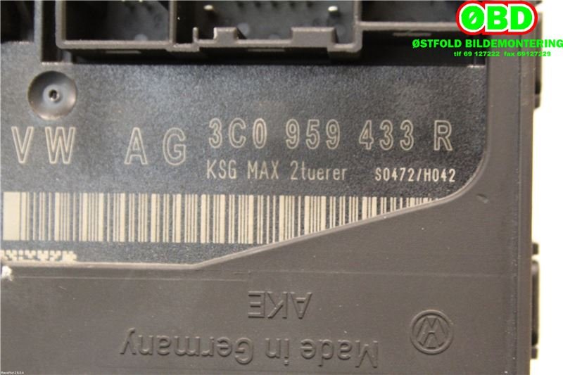 Styreenhet comfort (BCM) til VW Passat 2005-2010 (B6) (B6) (3C0 959 433 R|3C0 959 433 AR|3C0959433R)
