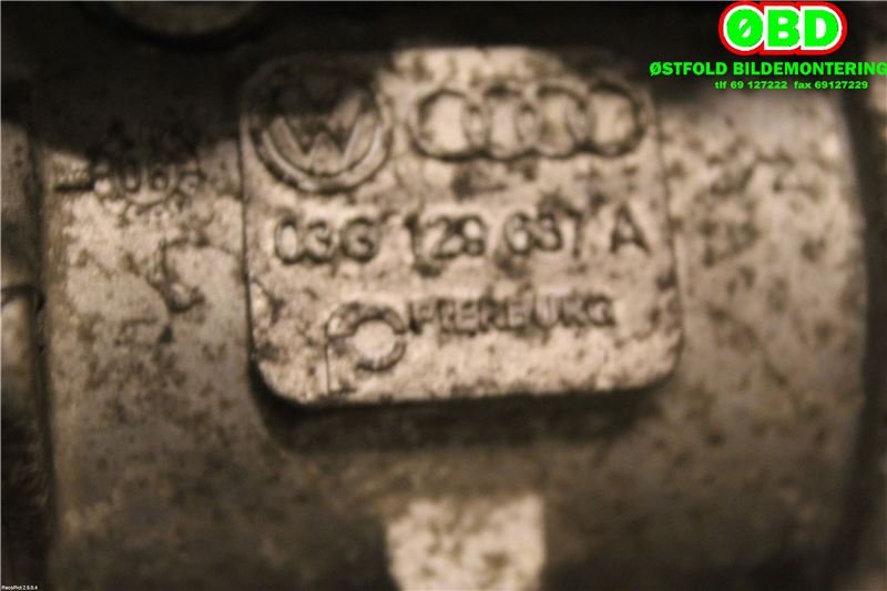 EGR-ventil til Audi A3 2003-2008 (Type II, Fase 1)  (AUDI|03G 131 501 N||03G128637A)