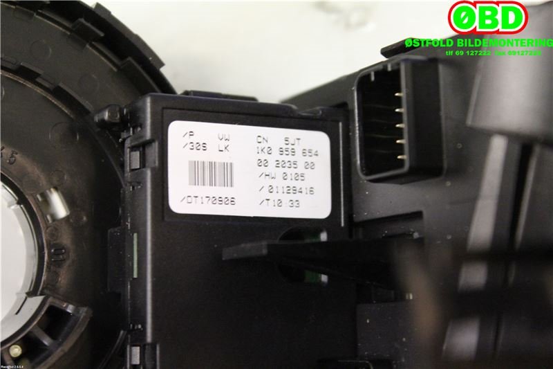 Airbag slepering til Audi A3 2003-2008 (Type II, Fase 1)  (AUDI|1K0 959 653 D|)