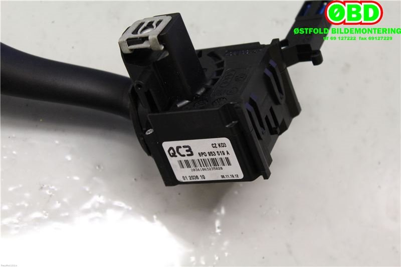 Bryter visker til Audi A3 2003-2008 (Type II, Fase 1)  (AUDI|8P0953519A|)