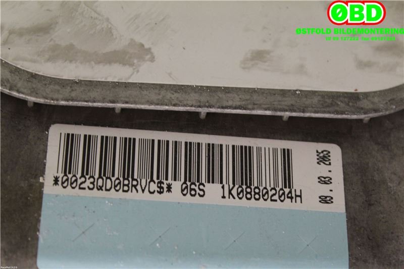 Airbag passasjer til VW Golf, Plus/Cross 2005-2009 (Fase 1)  (VOLKSWAGEN|1K0 880 204 L||1K0880204H)