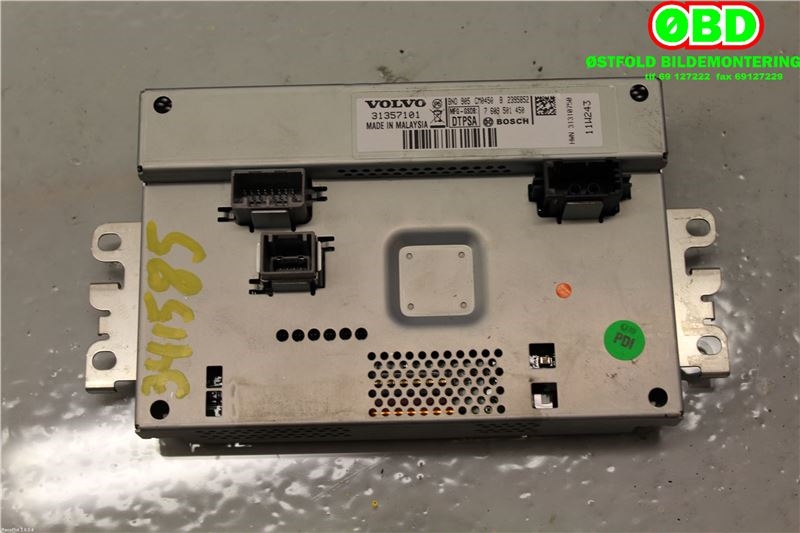 Instrument kjørecomputer til Volvo V70 2007-2013 (Type III, Fase 1)  (VOLVO||31357101)