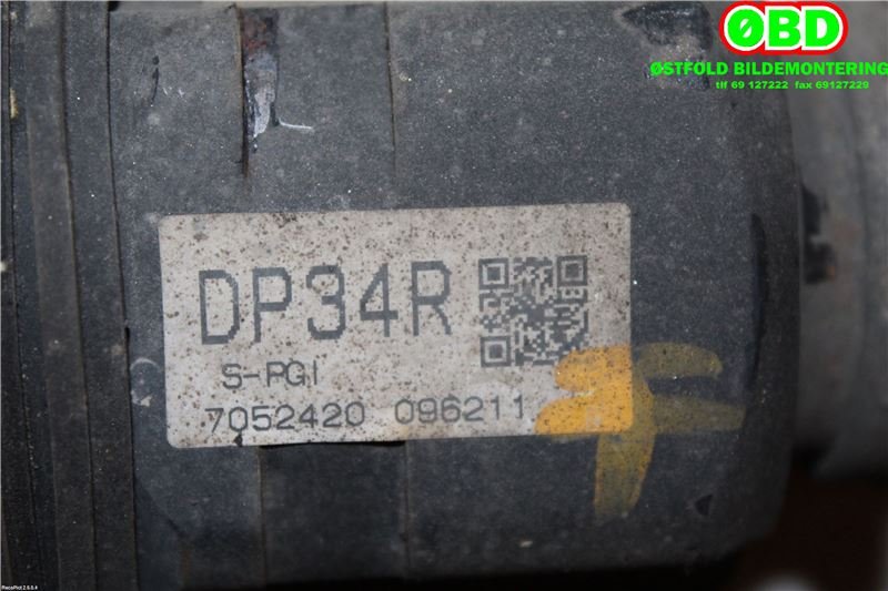Drivaksel høyre foran til Toyota Yaris 2006-2009 (Type II, Fase 1)  (TOYOTA|4341052250|)