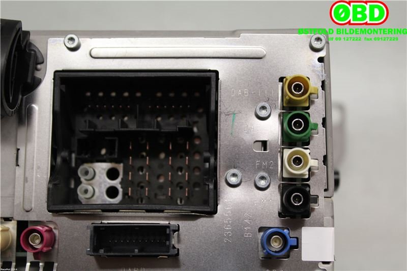 Bilstereo navigasjon til BMW 1-Serie 2015-2019 (Fase 2) (F20/F21) (F20/F21) (BMW|65 12 6 991 582||65129387386)
