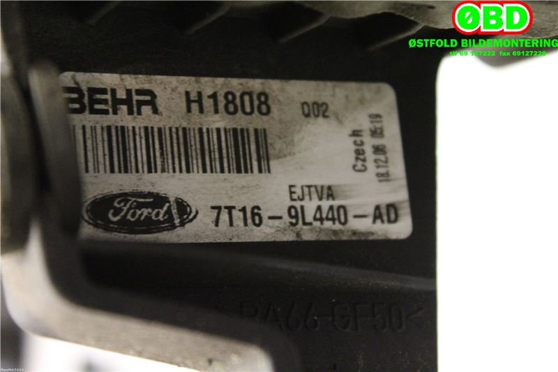 Intercooler til Ford Transit Connect 2003-2009 (Type I, Fase 1) (FORD TRANSIT CONNECT T220|4999282||7T169L440AD)