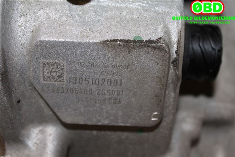 Girkasse automat til Mercedes A-Klasse 2012-2018 (W176) (W176) (MERCEDES|A 246 370 89 02|)