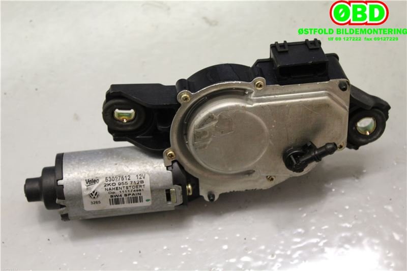 Viskermotor bakrute til VW Caddy 2004-2010 (Type III, Fase 1)  (VOLKSWAGEN CADDY|2K0 955 712 C|2K0 955 712 F|2K0955712B)