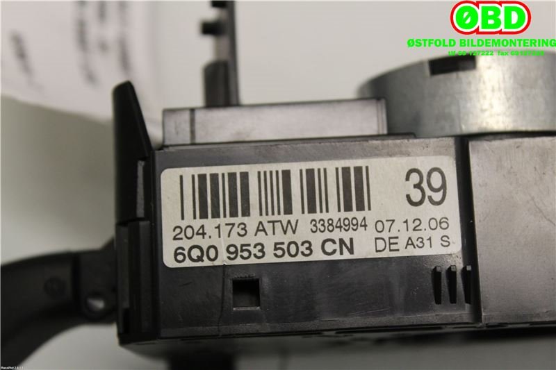 Bryter combi til VW Polo 2005-2009 (Type IV, Fase 2)  (VOLKSWAGEN|6Q0 953 513 D||6Q0953503CN)