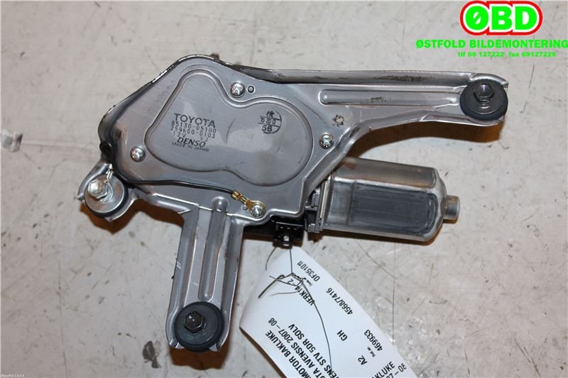 Viskermotor bakrute til Toyota Avensis 2003-2008 (Type II)  (TOYOTA|8513005100|2596000103)