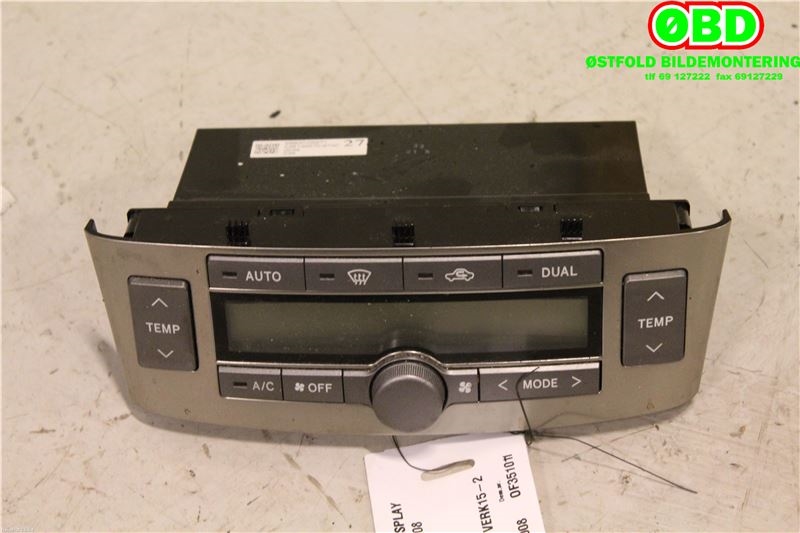 Varmeapparat betjening til Toyota Avensis 2003-2008 (Type II) (TOYOTA|5590005271|)