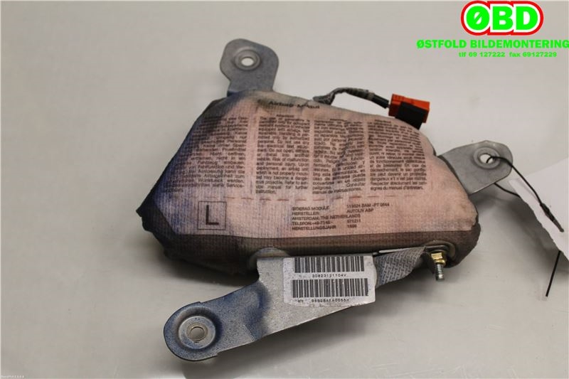 Airbag sidepute venstre til BMW 5-Serie 1996-2003 (E39) (E39) (BMW|72 12 8 268 331|)