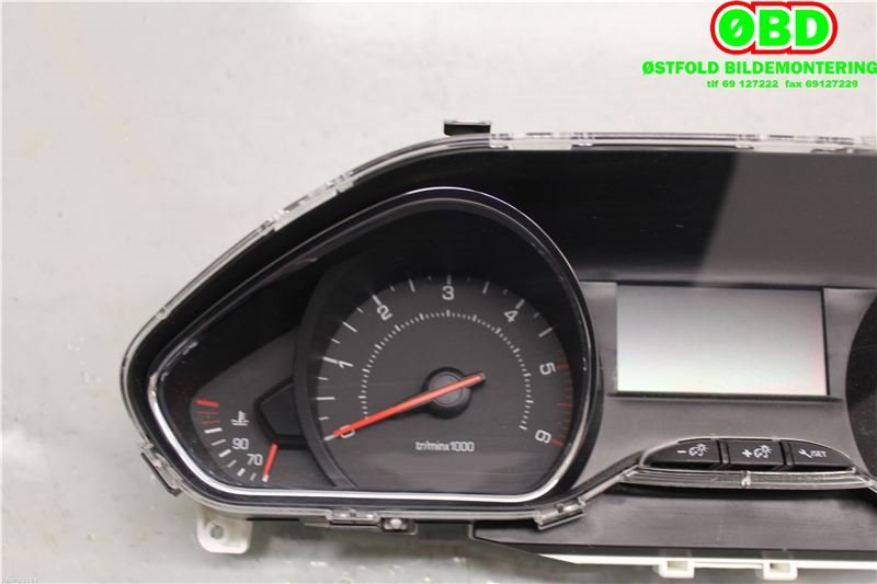Instrumentpanel til Peugeot 208 2012-2019 (Type I)  (PEUGEOT|9674643080|9813869080)