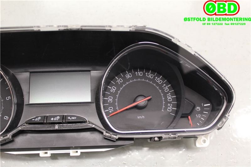 Instrumentpanel til Peugeot 208 2012-2019 (Type I)  (PEUGEOT|9674643080|9813869080)