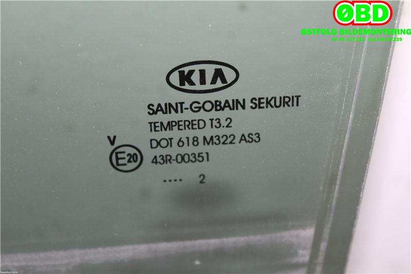 Siderute venstre bak til Kia Sportage 2010-2016 (Type III)  (KIA|834113U010A|)
