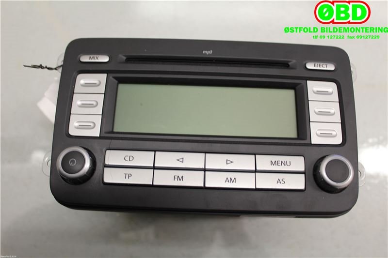 Bilstereo til VW Golf, Plus/Cross 2005-2009 (Fase 1) (VOLKSWAGEN||5M0035186C)