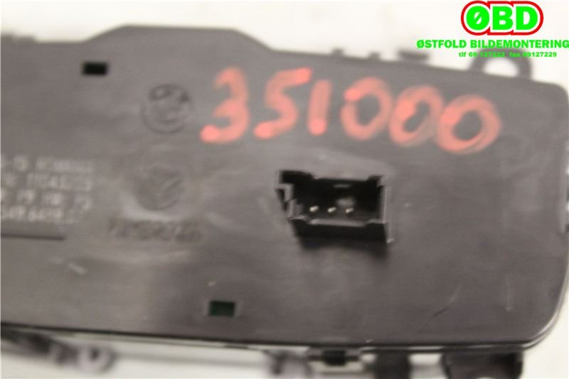 Bryter lys til BMW 1-Serie 2015-2019 (Fase 2) (F20/F21) (F20/F21) (BMW|61 31 9 265 303||61319265303)