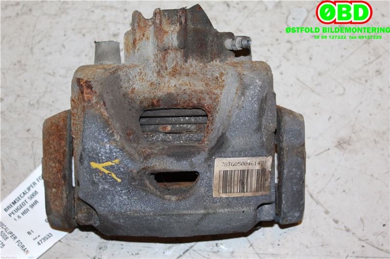 Bremsecaliper venstre foran til Peugeot 5008 2010-2017 (Type I)  (PEUGEOT|4400 V7|)