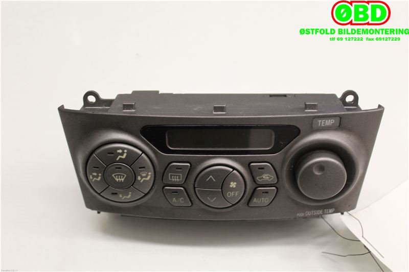Varmeapparat betjening til Toyota Celica 2000-2005 (Type VII)  (Toyota|5591220130|1773004622|886502B660)