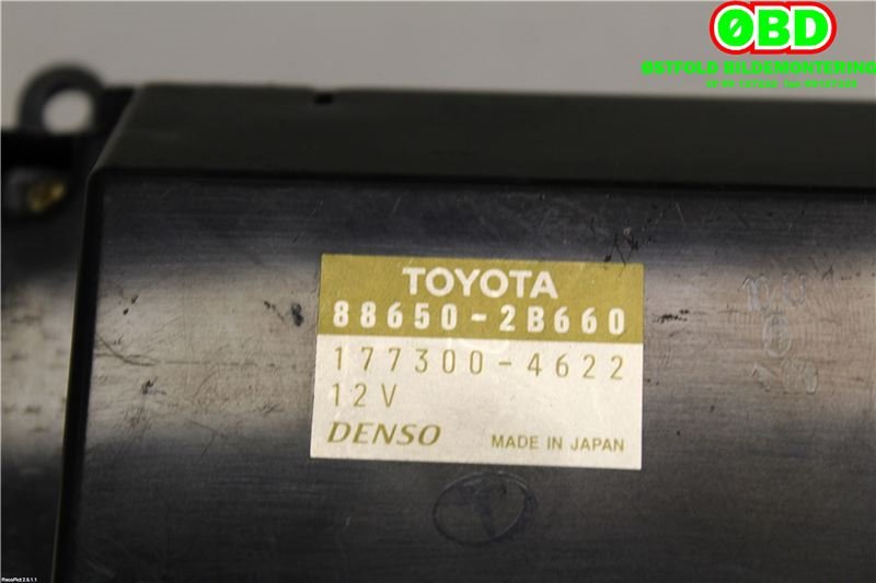 Varmeapparat betjening til Toyota Celica 2000-2005 (Type VII)  (Toyota|5591220130|1773004622|886502B660)