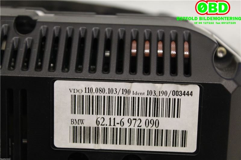 Instrumentpanel til BMW 7-Serie 2000-2008 (E65/E66/E67/E88) (E65/E66/E67/E88) (BMW|62 11 9 140 813||62116972090)