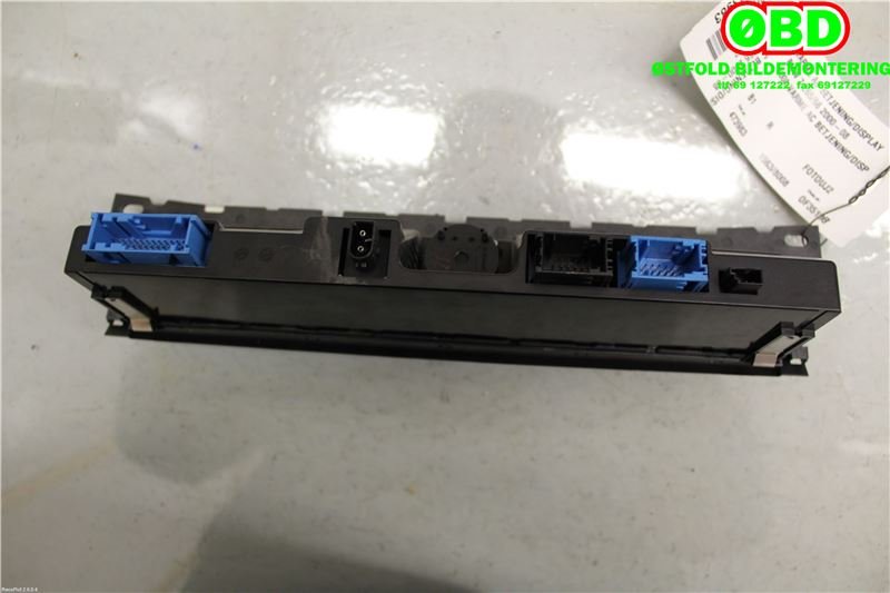 Varmeapparat betjening til BMW 7-Serie 2000-2008 (E65/E66/E67/E88) (E65/E66/E67/E88) (BMW|64 11 6 981 404|)