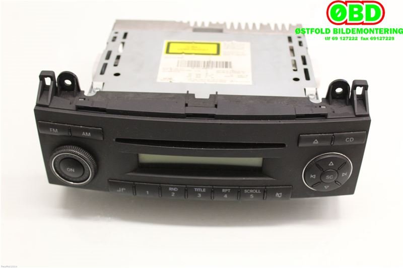 Bilstereo til Mercedes Sprinter 2006-2013 (Fase 1) (906) (906) (MERCEDES|A 169 870 58 94|A 169 900 20 00|9068200079)