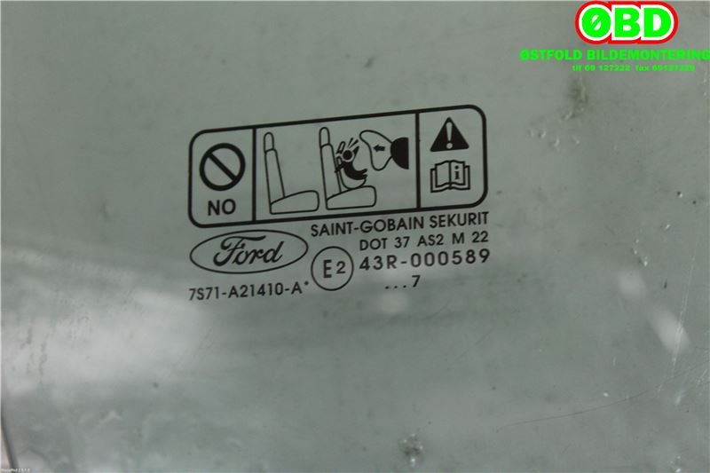 Siderute høyre foran til Ford Mondeo 2007-2010 (Type IV, Fase 1)  (FORD|1507907||7S71A21410A)