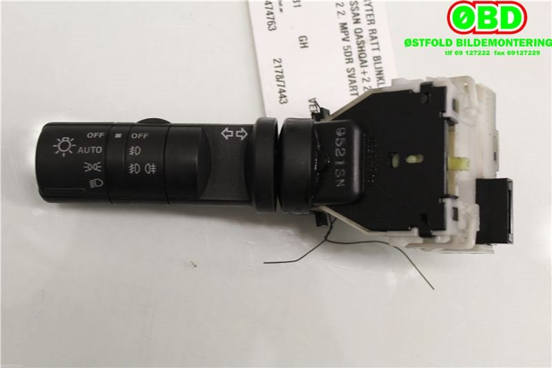 Bryter blink til Nissan Qashqai, 2007-2010 (Type I, Fase 1)  (NISSAN|)