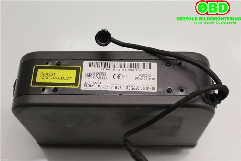 Bilstereo CD-veksler til Porsche 911 1998-2005 (996) (996) (|99364513000)