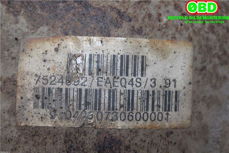 Kardang klokke bak til BMW X5 2000-2006 (E53) (E53) (33 10 7 524 892|7524892)