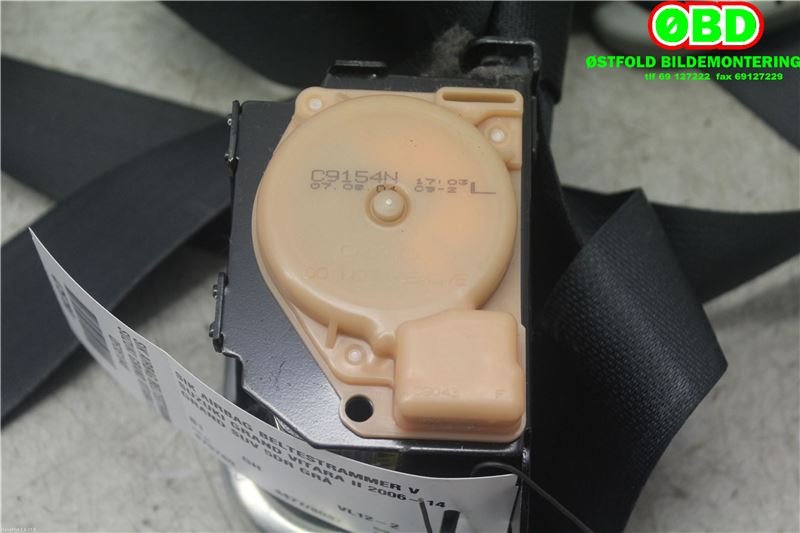 Airbag beltestrammer til Suzuki Grand Vitara 2005-2015 (Type III) (SUZUKI|)